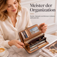 Damen-Langbörse Clutch mit mehreren Kartenfächern