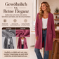 Gerippte Strickjacke für Damen