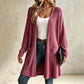 Gerippte Strickjacke für Damen