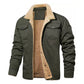 Herren-Casual-Sherpa-Utility-Cargojacke