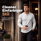 Henley-Hemd für Herren in Slim-Fit-Passform