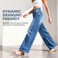 Weite Stretchjeans für Damen