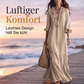 Damen Maxikleid mit Volants, V-Ausschnitt und Stufen