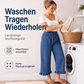 Jeanshosen für Damen in großen Größen mit Rüschensaum