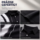 Herren Kontrastdruck Langarm Slim Fit Kragenhemd
