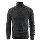 Herren-Polarfleece-Sweatshirt mit Stehkragen, warm