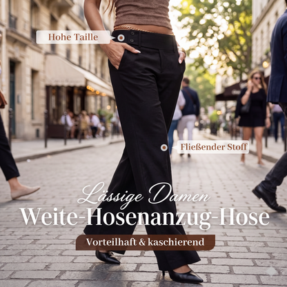 🌺💐Elegante ausgestellte Damen-Hosenanzughose