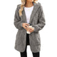🧸 50 % RABATT – Damen Flauschige Karierte Strickjacke | Kuscheliger Komfort trifft auf zeitlosen Herbststil 🍂
