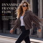 Lässige Fransenjacke für Damen mit langen Ärmeln