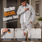 Zweiteiliges Freizeit-Set für Herren: Waffelstrick-Jacke und Hose