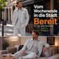 Zweiteiliges Freizeit-Set für Herren: Waffelstrick-Jacke und Hose