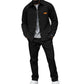 Zweiteiliges Freizeit-Set für Herren: Waffelstrick-Jacke und Hose