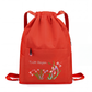 Vintage-Faltbarer Kordelzug-Rucksack für Damen