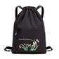 Vintage-Faltbarer Kordelzug-Rucksack für Damen