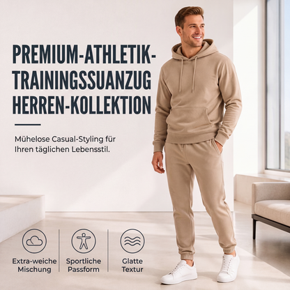 Herren-Casual-Set mit Grafikprint: Kapuzenpullover und Jogginghose
