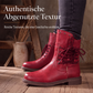 📢📢50%Rabatt!!!🎉✨Damen Schnürstiefeletten mit niedrigem Absatz & runder Zehenpartie