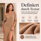 📢📢50%Rabatt!!!🎉✨Damen-Schulterfrei-Kleid mit Seitenschlitz