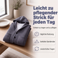 Herren-Strickcardigan mit Kapuze, lässige, lockere Strickjacke mit Knöpfen