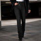 Taillenhohe asymmetrische Crossover-Jeans für Damen