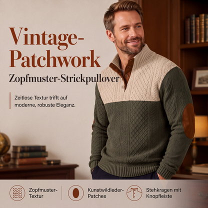 Herren Patchwork Sport-Sweatshirt