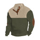 Herren Patchwork Sport-Sweatshirt