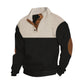 Herren Patchwork Sport-Sweatshirt
