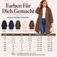 Legere, mittellange Kapuzenjacke für Damen in lockerer Passform