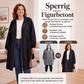 Legere, mittellange Kapuzenjacke für Damen in lockerer Passform