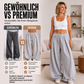 🔥 50 % RABATT | Legere plissierte Weite-Bein-Sweathose für Damen