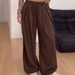 🔥 50 % RABATT | Legere plissierte Weite-Bein-Sweathose für Damen