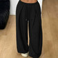 🔥 50 % RABATT | Legere plissierte Weite-Bein-Sweathose für Damen