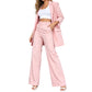 📢📢50%Rabatt!!!🎉✨Elegantes Blazer- & Geradehosen-Set für Damen
