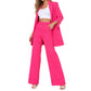 📢📢50%Rabatt!!!🎉✨Elegantes Blazer- & Geradehosen-Set für Damen