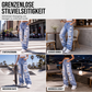 📢📢50%Rabatt!!!🎉⭐Weite Jeans für Damen mit Rissen, Destroyed-Effekt und hoher Taille