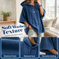Lässiges, lockeres Denim-Hoodie für Damen