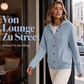 Bequeme Strick-Cardigan mit Kapuze für Damen
