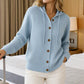 Bequeme Strick-Cardigan mit Kapuze für Damen