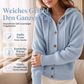Bequeme Strick-Cardigan mit Kapuze für Damen