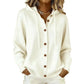 Bequeme Strick-Cardigan mit Kapuze für Damen