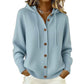 Bequeme Strick-Cardigan mit Kapuze für Damen