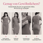 Midi-Kleid für Damen mit Raffungen und 3D-Rosendetails