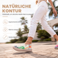 Atmungsaktive Damen-Slipper mit verstecktem Absatz