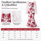 Elegantes geblümtes ausgestelltes Kleid für Damen