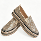 Glitzernde Plateauslipper für Damen