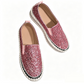 Glitzernde Plateauslipper für Damen