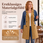 Jeansjacke mit Kragen und Patchwork-Design für Damen