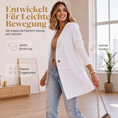 🧥 60 % RABATT | Elegant, lässig & vielseitig – Damen Blazer mit klassischem Reverskragen