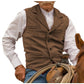 📢📢50%Rabatt!!!🎉✨Herren-Weste im Vintage-Stil mit Revers und Fischgrätmuster aus Tweed
