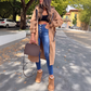 Sudadera larga con capucha para mujer
