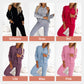 Lässiges 3-teiliges Set für Damen - Jacke, Tanktop und Hose